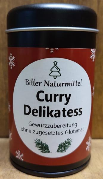 Curry Delikatess, Dose schwarz, 80g